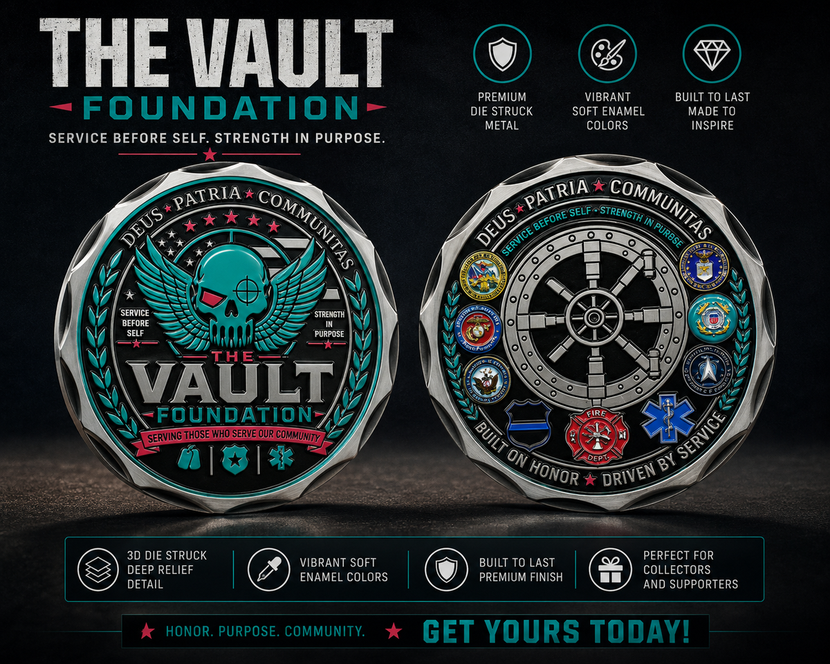 The Vault Foundation Challenge Coin v1.0