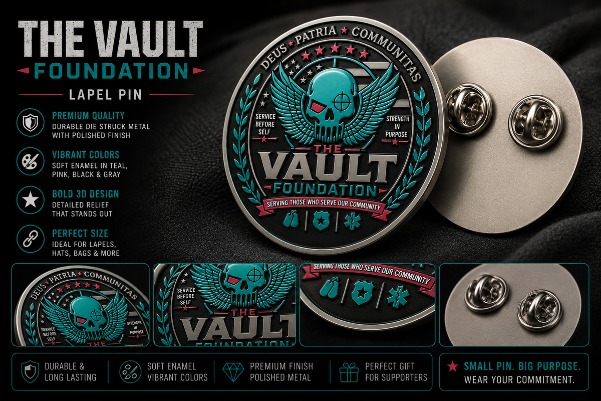 Lapel Pin - The Vault Foundation